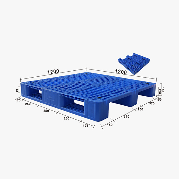 ZJ1212-160網(wǎng)格川字型塑料托盤